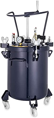 HYCy Tanque de presión neumática de 30L, pulverización, Tanque de agitación de presión neumática y una máquina de Recubrimiento Uniforme de par Manual Grande para Ropa, prevención de FL