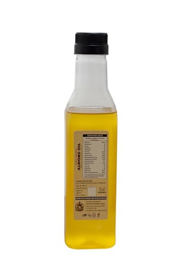 Image of Sarv Matrikaa Wood Pressed Almond Oil - (500ml)-100% Pure & Natural | Cold Pressed | Sweet Aroma | Aflatoxin Free | Edible & Skin Use