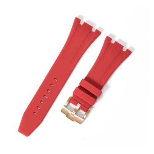 27mm 28mm 30mmラバーシリコーンウォッチストラップAPロイヤルオークオフショアシリーズバンドメンズブレスレットソフトリストバンドにフィット