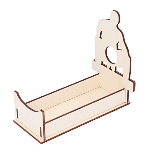Soporte para botellas de vino rojo de madera fácil de armar miniatura 2