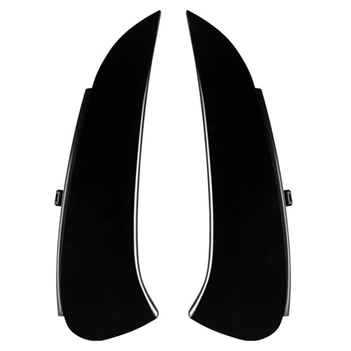 Aileron latéral de voiture noir avec séparateur de lèvre pour Mercedes C200 C300 2021-2023