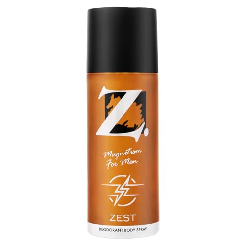 Z Magnetism Zest Deodorant Perfume for Men | Signature Citrusy & Fresh Fragrance | Fights Body Odor & Ensures Long Lasting Freshness | Perfect for any occasion – 150ml