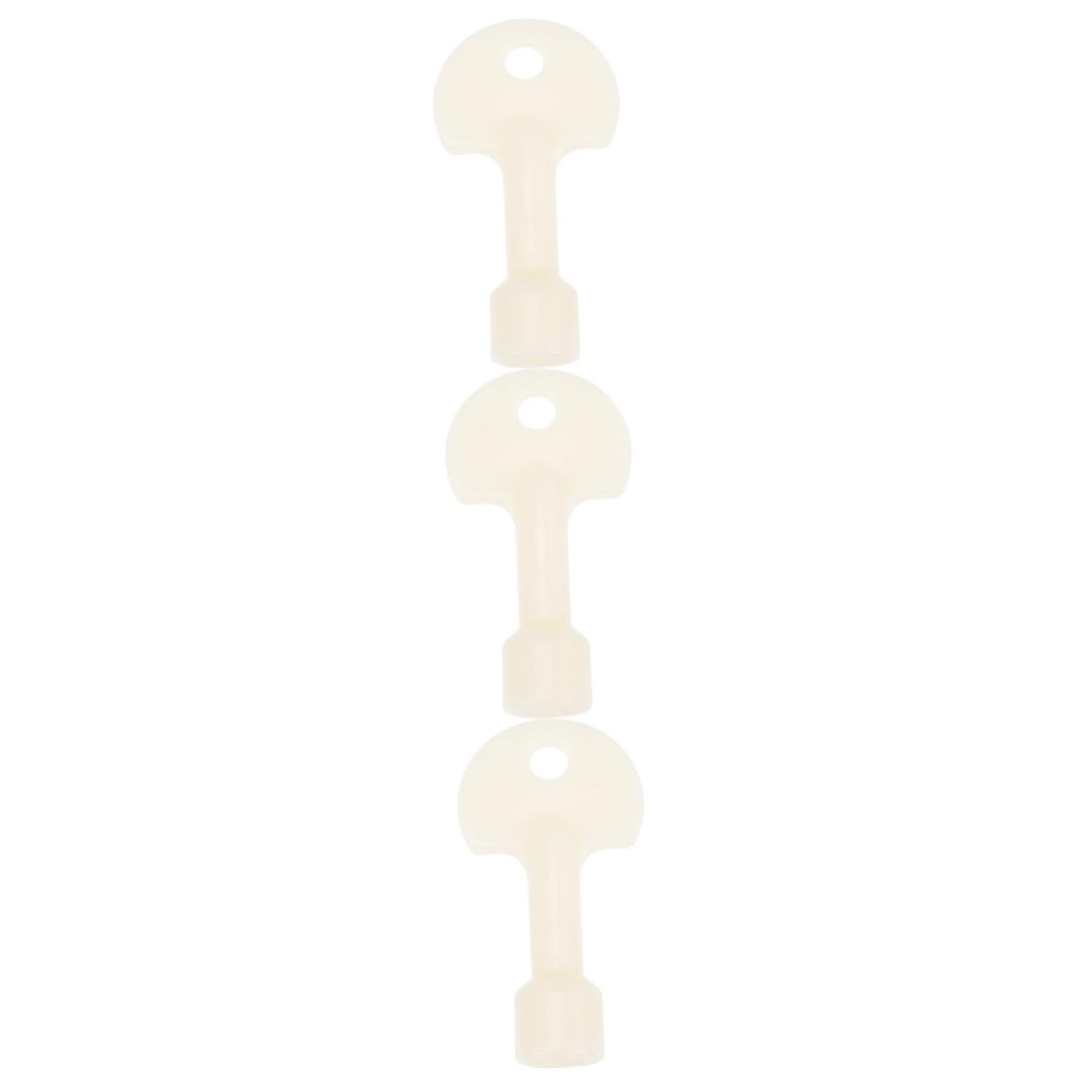 SOLUSTRE Triangular Security Key for Trash Can Lock Plastic Design for Outdoor Use for Stainless Steel Peel Box and Tough Material Reusable and Reliable