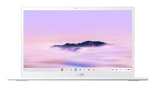 ASUS Chromebook Plus CX34 CX3402CVA-PQ1338 - Ordenador Portátil 14' Full HD (Intel Core 3 100U, 8GB RAM, 128GB UFS, Graphics, ChromeOS) Blanco Perla - Teclado QWERTY español