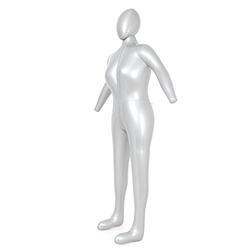Three T Inflatable Mannequin Women Female Girls Whole Body Full Body with Arms Head Torso Model