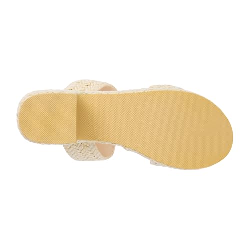 Image of BEACH by Matisse Womens Gem Platform Block Casual Sandals Casual High Heel 3 inch & Up - Off White
