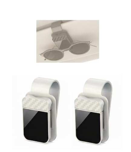 Catálogo de Gafas y accesorios para Mujer - 5 favoritos. 43 Porta Lentes para Auto con Clip de Carbono | Soporte para anteojos de Sol Mujer y Hombre | Accesorios para Auto – Sujetador de Gafas para Visera | Estuche Porta Lentes para...