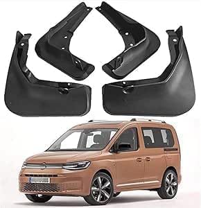 CWMQA Car Mud Flaps for VW Caddy IV 2015-2020,Dustproof Wear-Resistant Anti-collision Front Rear Car Wheel Protective Mudflaps Accessories