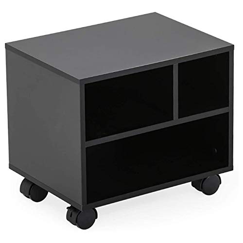 Mobile Under Desk Printer Machine Stand Work Cart with Wheels Classic File Cabinets Storage Filing Cabinet for Home Office,Anti-tilt Structure