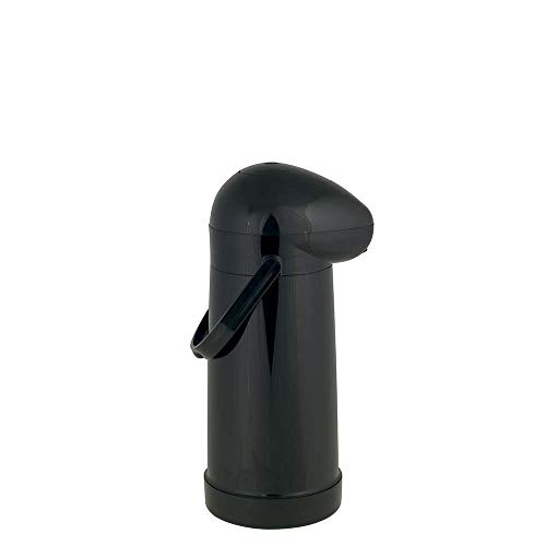 Mor - Garrafa Térmica De Pressão Nobile 1 Litro Preta