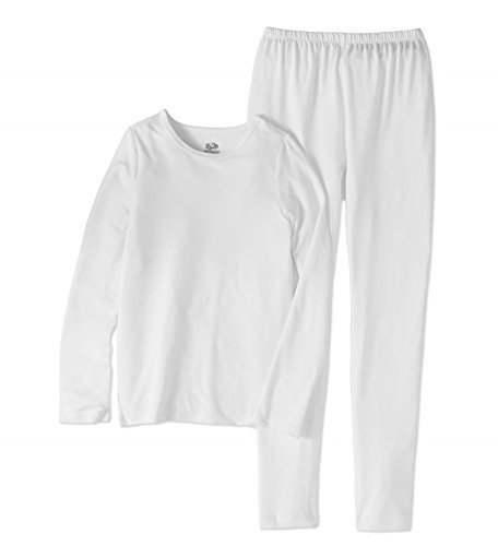 Sous-vêtement thermique blanc XS pour fille Fruit of the Loom