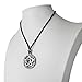Pentacle of the Goddess Wiccan Jewelry Pagan Pentagram Necklace by Pepi