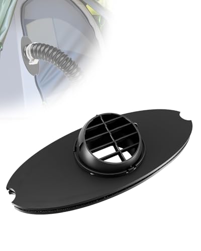 3 Inch Diesel Heater Tent Vent Kit, Portable Hot Air Ventilation Outlet for Tents Ice Fishing Shelters Hunting Blinds & RTT, Easy Install Heater Duct Adapter