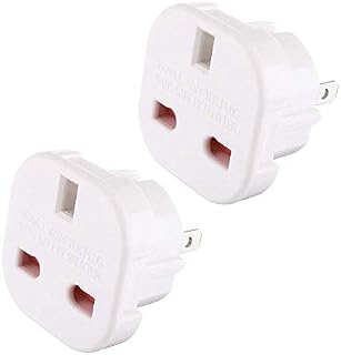 Gadgets Hut UK - 2 x UK to US Travel Adaptor suitable for USA, Canada, Mexico, Thailand - Refer to Product Description for Country list