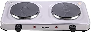 Kabalo 2000W Electric Double Hotplate Portable Kitchen Table Top Cooker Stove Hot Plate