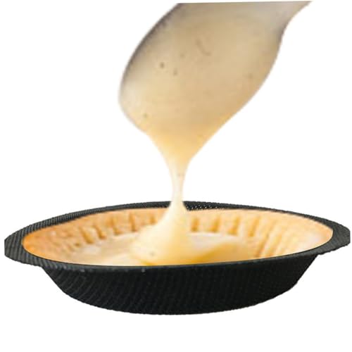 SOLUSTRE Flexible Mini Round Silicone Cake for Egg Tarts Muffins and Mini Pizzas Non Stick for Baking and Parties