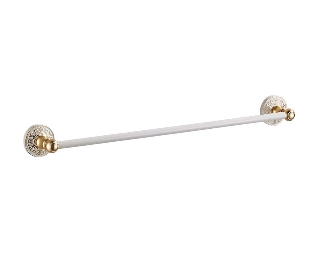 FGXHHS Towel Rail Shelf Single Pole Wall Mounted Rack Bar For Bathroom Kitchen Office (Blue : A, Size 40cm)
