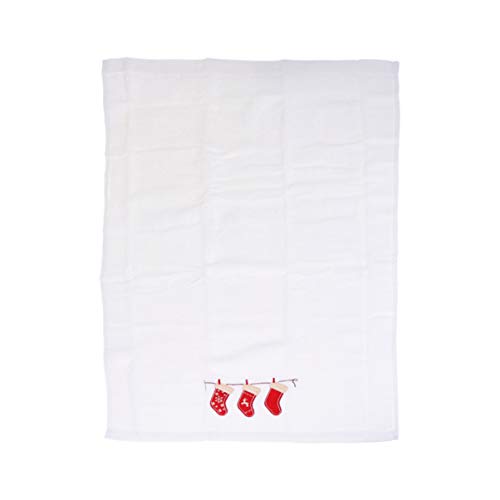 Toalhas de mão de Natal Amosfun com estampa de meias de Natal, toalha de banheiro para rosto de mão,