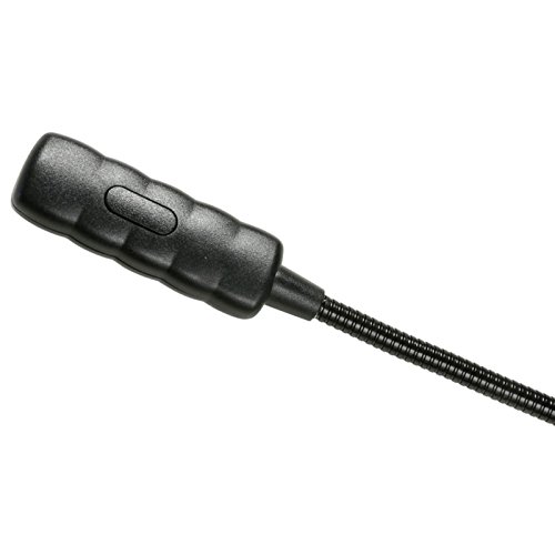 Adam Hall Stands SLED 1 ULTRA BNC - BNC Schwanenhalsleuchte mit 4 COB LEDs, Kaltweiße LED Farbe, schwarz