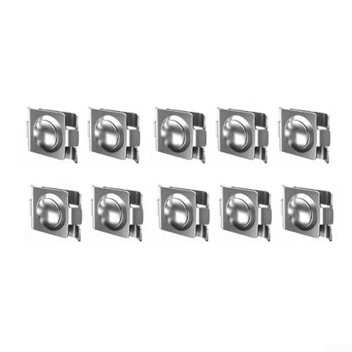 DAZZLEEX Paquete de 10 conectores de valla de doble polo de acero inoxidable 304 para valla de malla, juntas de esquina, jaulas de piedra, contenedores de compost, camas elevadas, recintos de animales