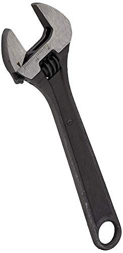 arnav Adjustable Wrench Black Phosphate Finish with Laser Mark Scale (10 Inch 250 mm)