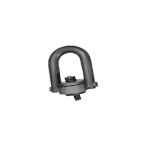 Jergens 23474 Black Oxide Alloy Steel Center Pull Standard UBar Hoist Ring, M24 x 3.0mm Thread