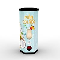 CHAPEAU Ananas Colada, 15 % Beutel in Box, sechseckig, 3 l, zum Servieren, mit Hahn, ideal für Partys, Bars und Veranstaltungen, erfrischend mit Rum, Ananas und Kokosnuss