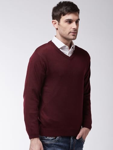 Image of Pivl Men's Winter V Neck Solid Sweaters ||Winterwear||