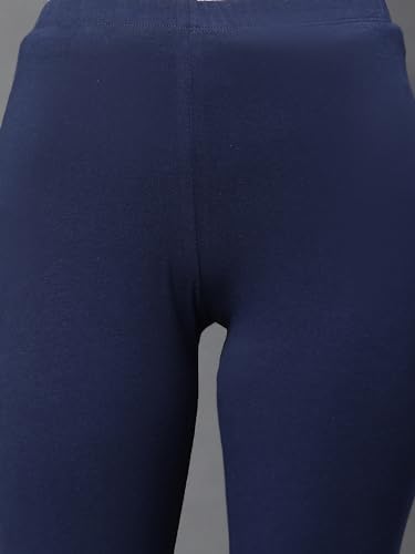 Image of Aurelia Cotton Skinny Lycra Strechable Pants for Women | Ankle Length Leggings for Women | Cotton Leggings for Women | Lycra Leggings for Women | Leggings for Women