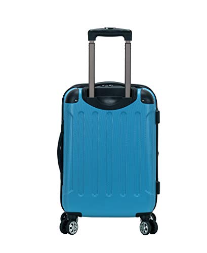 Image of Rockland London Hardside Spinner Wheel Luggage, Turquoise, 3-Piece Set (20 /24 /28)