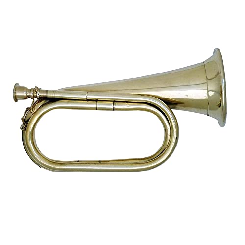 AnNafi Brass Cavalry Style Bugle with Storage Box #TOP30