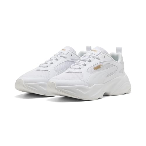 PUMA Cassia 2.0 Damen-Sneaker, Weißgold, Weiß, 4 UK