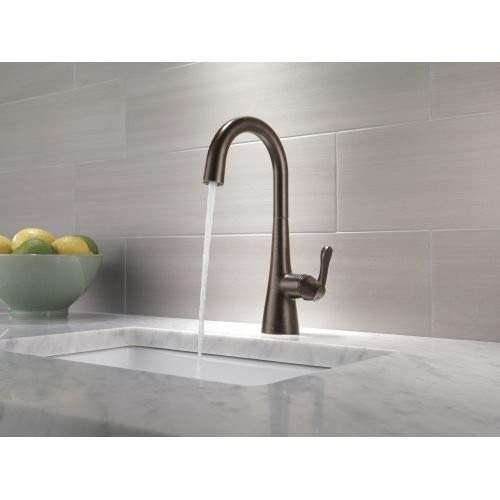 Delta Faucet Gold Bar Faucet, Gold Bar Sink Faucet Single Hole, Wet Bar Faucets Single Hole, Prep Sink Faucet, Faucet For Bar Sink, Gold Kitchen Faucet, Champagne Bronze 1953Lf-Cz #TOP25