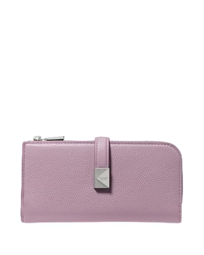 kate spade new york Deco Pebbled Leather Zip Slim Wallet