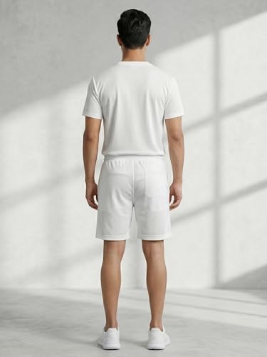 Image of Dollar Men Co-Ord Set | Polyester Shorts + T-Shirt | Regular Fit, Quick Dry & Breathable | Gym, Casual & Sportswear | Pack of 1