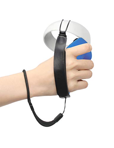 TATACO Touch Controller Grip Cover com tiras ajustáveis na articulação, capa protetora de lente VR,