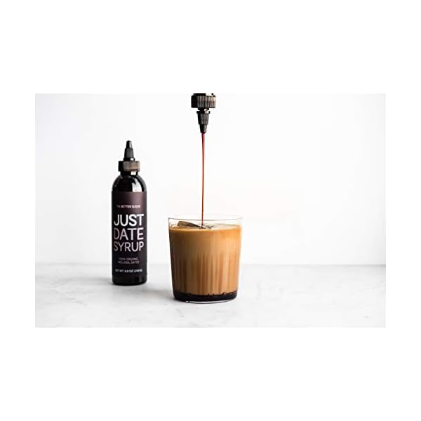 Just Date Syrup: Award-Winning Organic Date Syrup I Two 8.8 OZ Squeeze Bottles I Low-Glycemic, Vegan, Paleo | 1 Ingredient : 100% Organic Medjool Dates