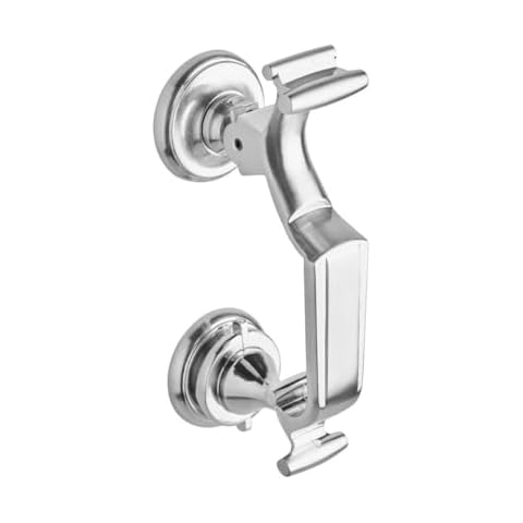 Hardware Solutions Doctor Door Knocker in Satin Chrome Cover