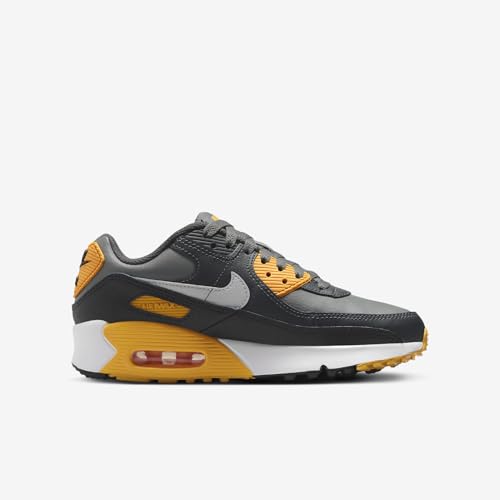 Nike Air Max 90 Big Kids' Shoes (HF6358-004, Smoke Grey/Anthracite/White/Light Smoke Grey) Size 53