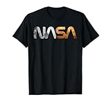 NASA Artemis Misión Luna Marte Worm Logo Camiseta