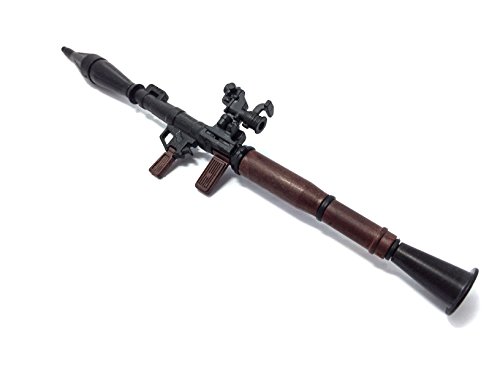 4D 1/6 Scale RPG-7 Rocket Propelled Grenade Launcher Anti-Tank Bazooka Russian Army Fit for 12