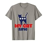 Photo Gallery camicia democat voto per my cat 2016 t-shirt umorismo politico maglietta Photo Gallery camicia democat voto per my cat 2016 t-shirt umorismo politico maglietta