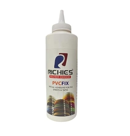 Richer Choice PVC FIX Special Adhesive for Acrylic and PVC sheets and Edge band Tapes | Heat Resistant | Spreads easily |500ml-PRASHANT MACHINE
