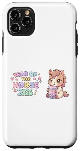 Year Of The Horse 2026 ���x ���킢�� �{�o�� �X�}�z�P�[�X iPhone 11 Pro Max �p