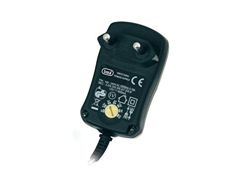 Trevi Caricatore Universale 106E - Adattatore di Carica 12.4V CC, USB Tipo A, Nero