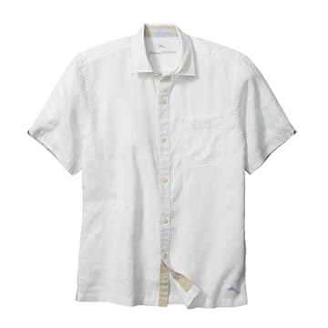 shirt male linen embroidery