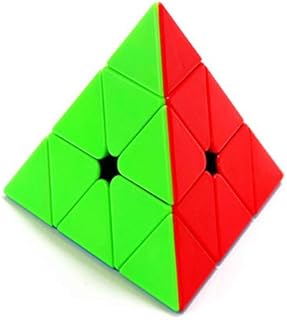CuberSpeed Moyu MoFang JiaoShi Meilong Pyraminx stickerless Magic Cube Cubing Classroom Meilong Pyramid Speed Cube