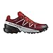 Salomon Men's SPEEDCROSS GORE-TEX Trail Running Shoes for Men, Red Dahlia / White / Black, 11