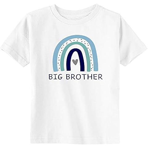 Little Spunkies Rainbow Big Brother Toddler Youth Boy T-Shirt Cover