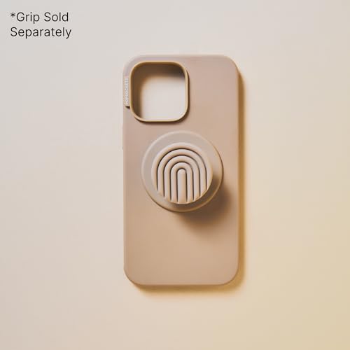 Image of PopSockets iPhone 13 Pro Phone Case with MagSafe, Wireless Charging Compatible, Brown - Latte